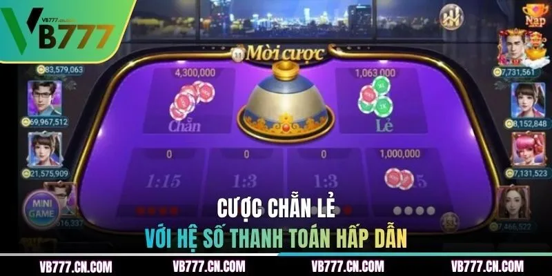 Cược chẵn lẻ với hệ số thanh toán hấp dẫn