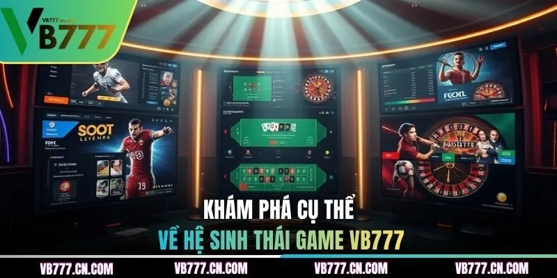 Khám phá cụ thể về hệ sinh thái game VB777